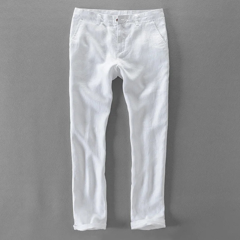 Pantalón de Lino Blanco