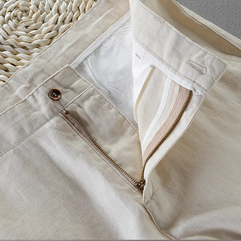 Pantalón de Lino Blanco
