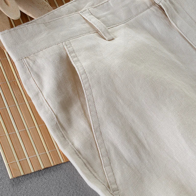Pantalón de Lino Blanco