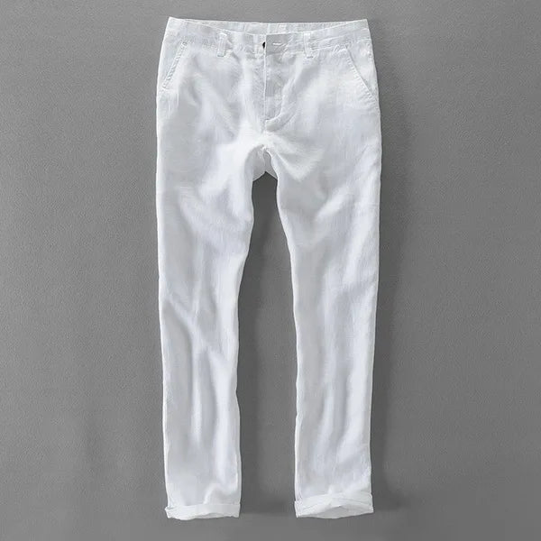 Pantalón de Lino Blanco