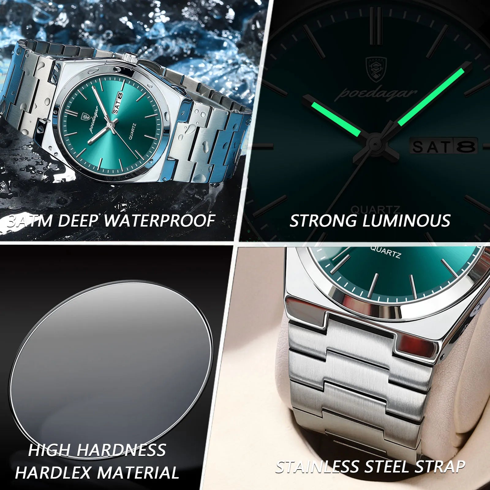 Reloj Clásico de Acero