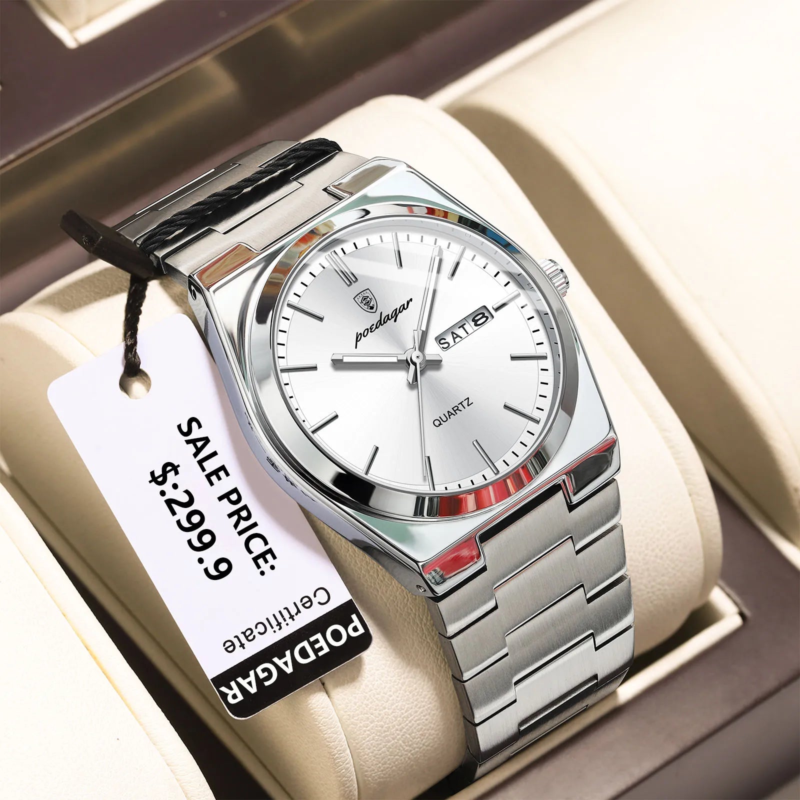 Reloj Clásico de Acero
