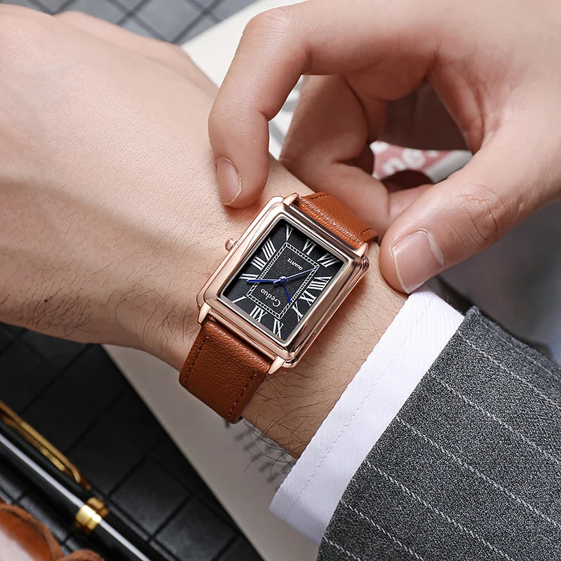 Reloj Minimalista Cuero