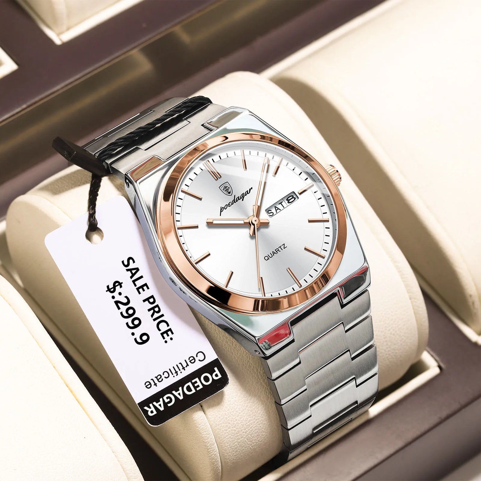 Reloj Clásico de Acero