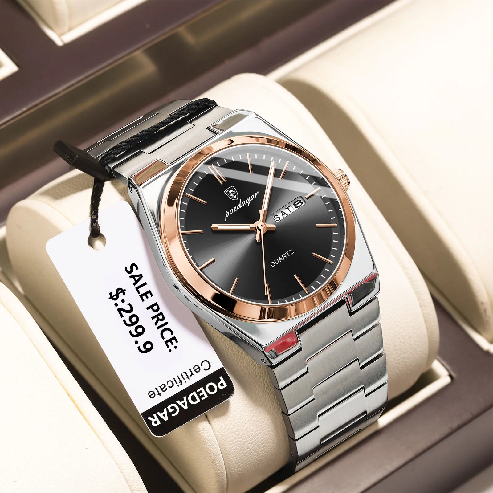 Reloj Clásico de Acero