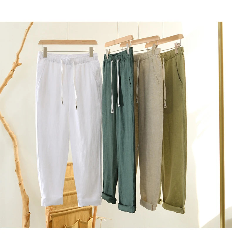 Pantalón de Lino Puro