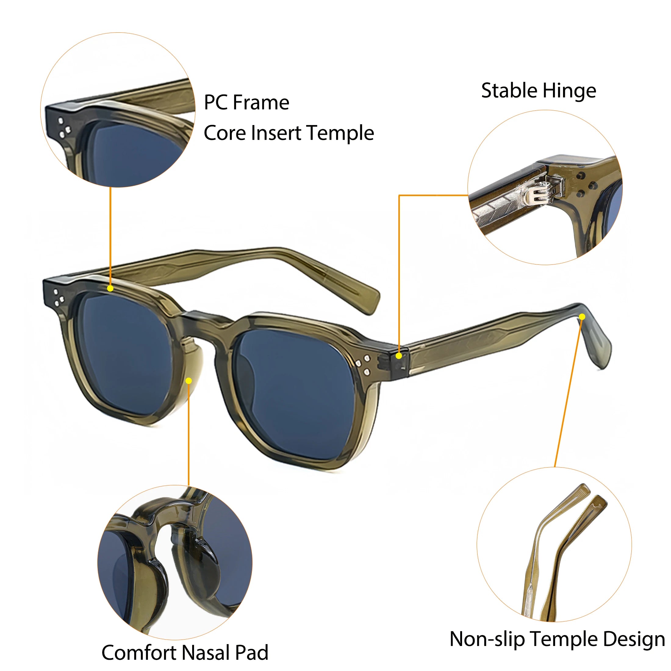 Gafas de Sol Cuadradas