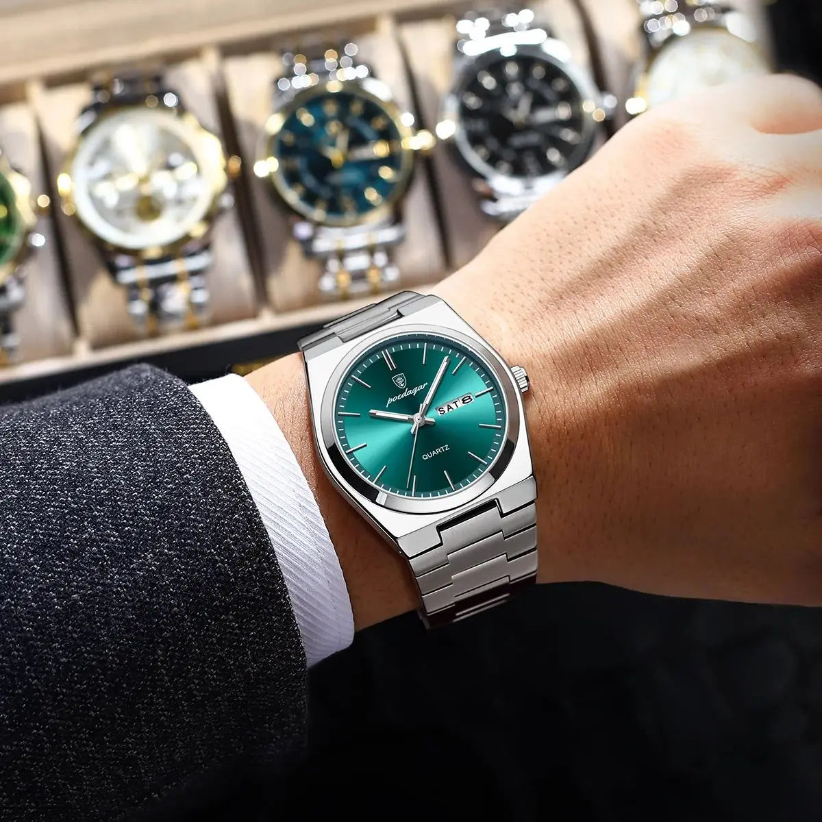 Reloj Clásico de Acero