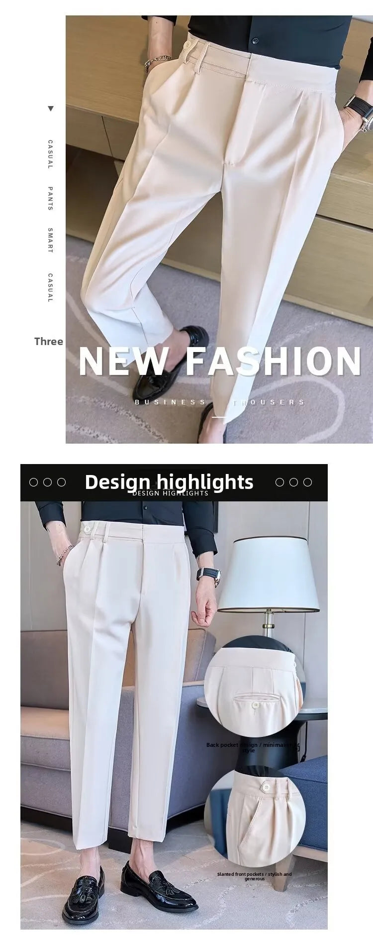 Pantalón Casual de Lino
