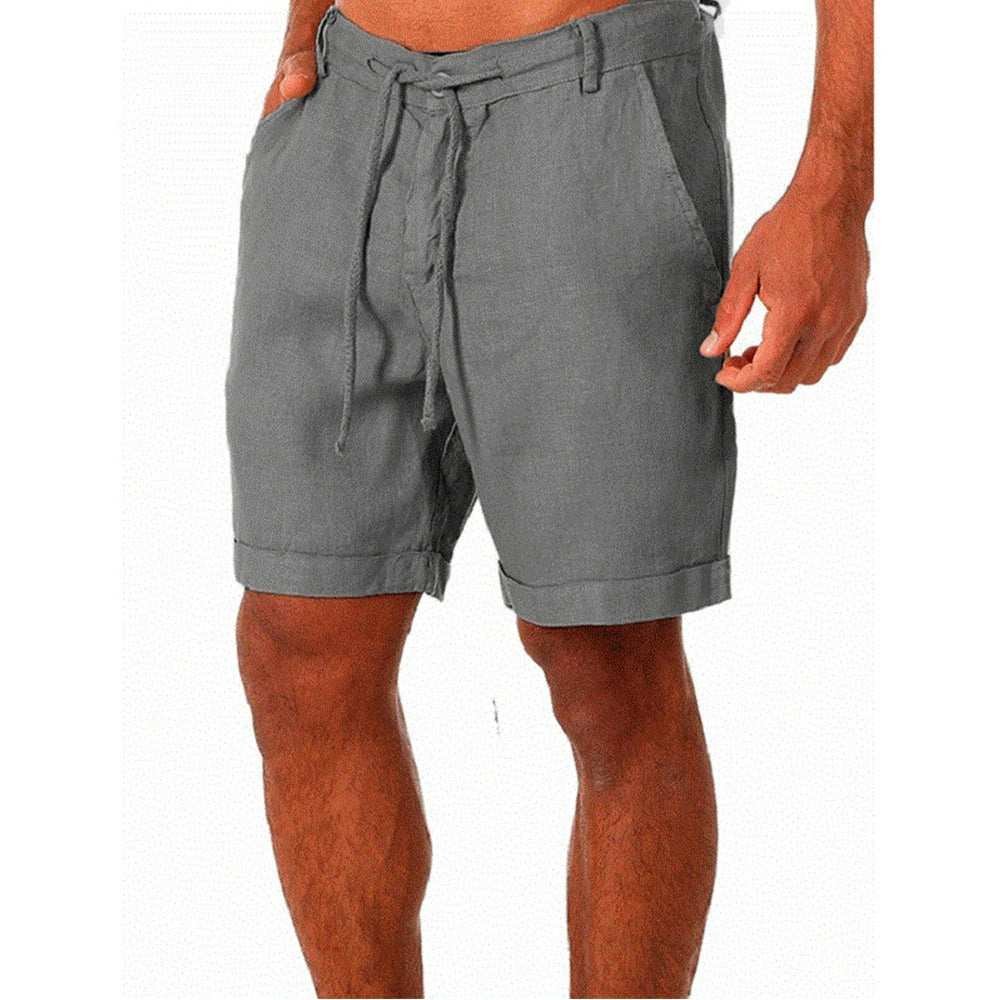 Short de Lino Beige